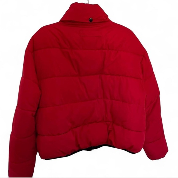 Urban Outfitters ‘90s Sport Puffer Jacket Red - Picture 6 of 8